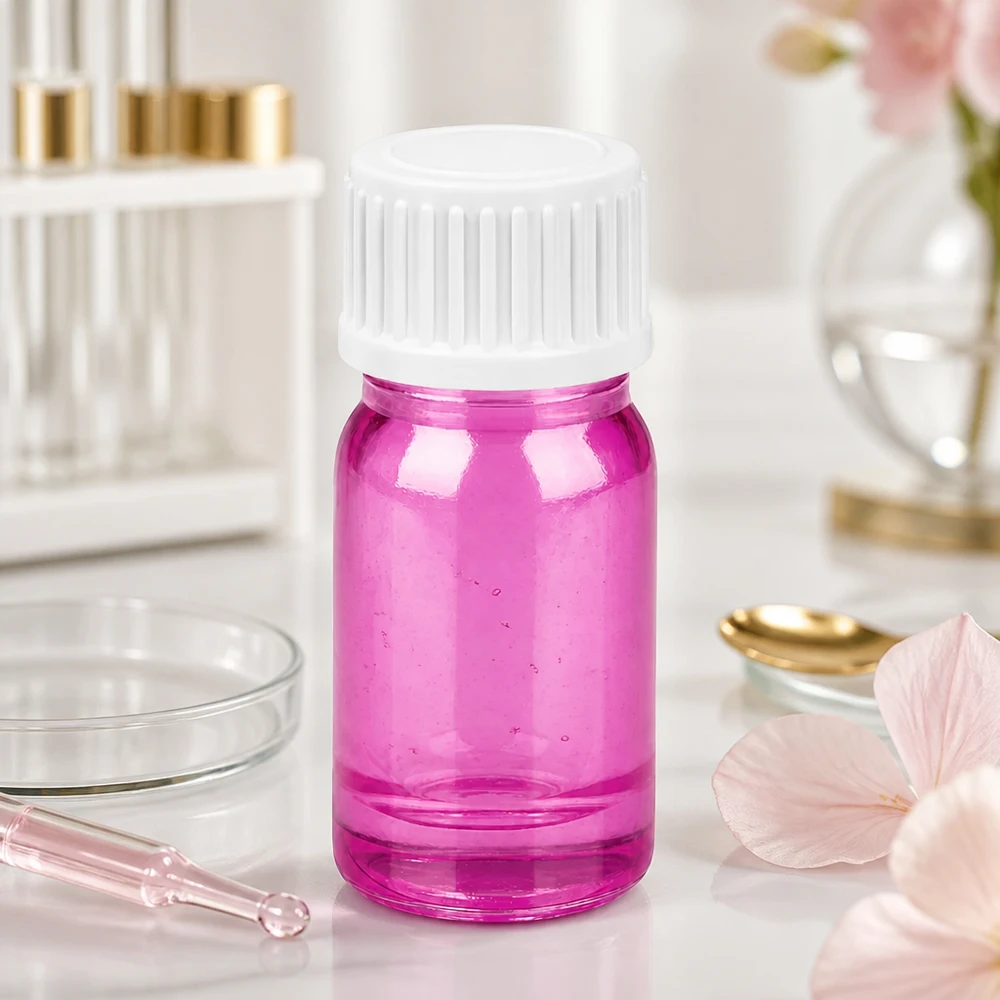 5ml Tropfflasche 0.9mm weiss Standard PurpleLine UT18/5 5ml Tropferflasche transparent violett 0.9mm Spitze ideal für DIY Kosmetik und ätherische Öle