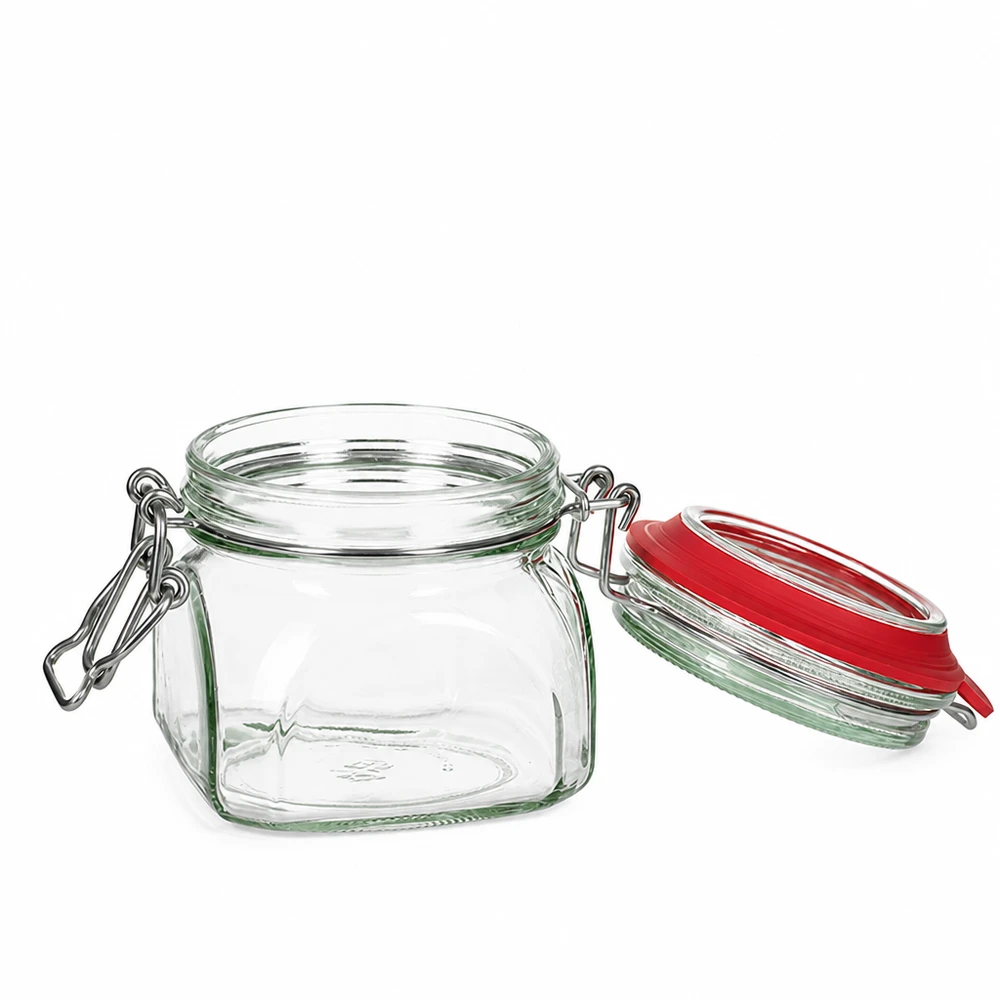 370ml Vorratsglas Typ G mit Bügelverschluss UN.. Kompaktes Bügelverschlussglas 370ml perfekt für Gewürze und kleine Portionen