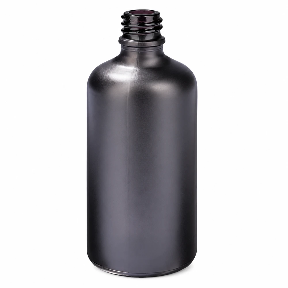 100ml Apothekerflasche BlackLine UT18/100 UNiTWIST Lichtschutzflasche 100ml BlackLine UT18/100 für pharmazeutische und kosmetische Anwendungen