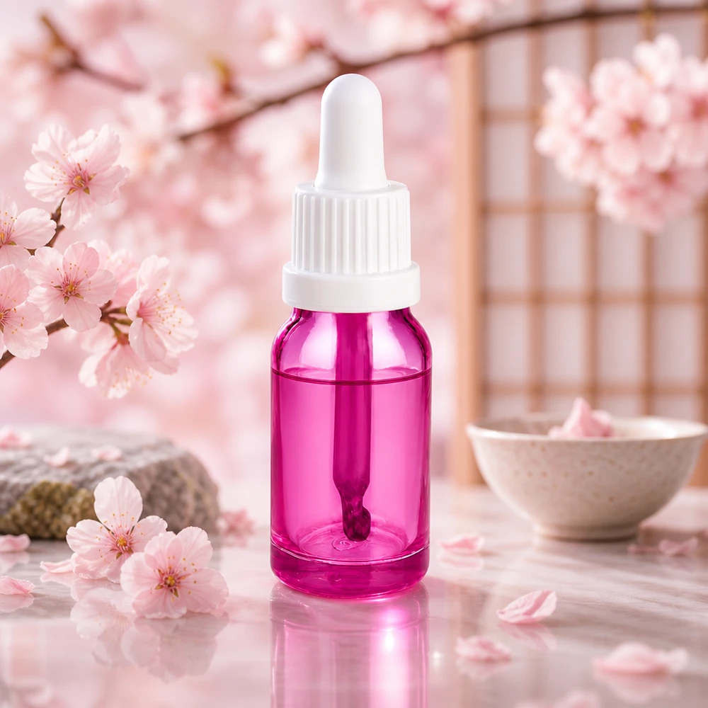 10ml Pipettenflasche weiss Originalität Schraubverschlusserschluss PurpleLine UT18/10 10ml Aromatherapie Flasche violett mit präzisem Tropfsystem OV PurpleLine UT18/10