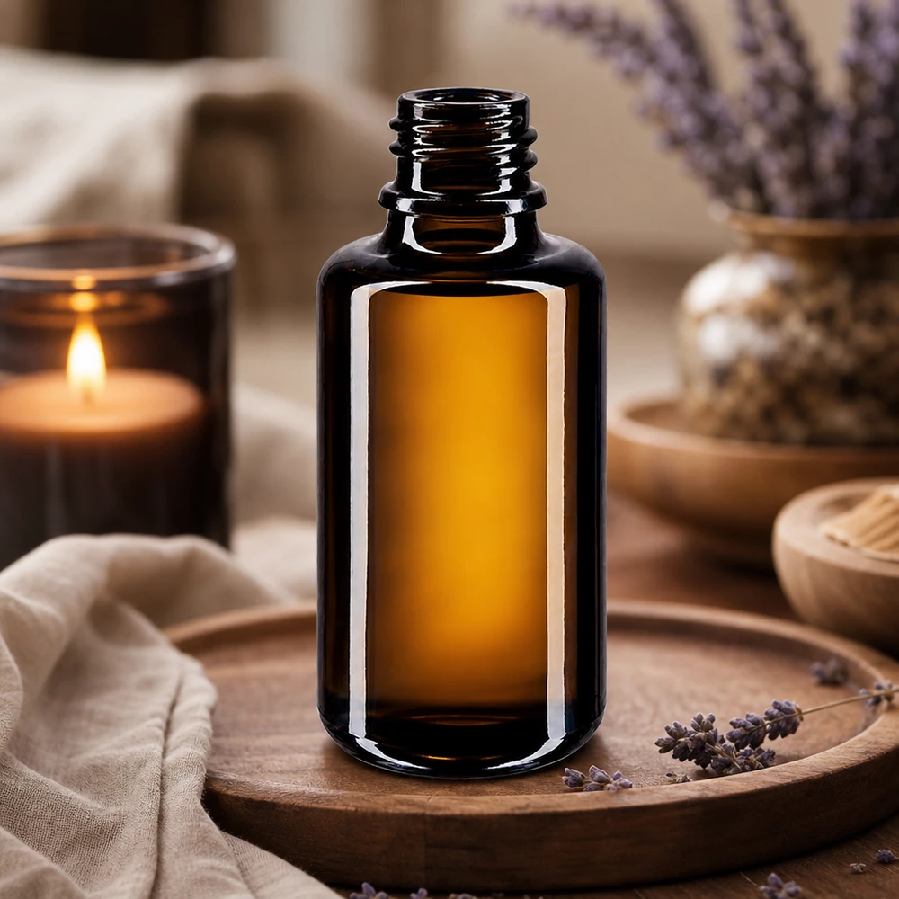 Apotheker-Tropfflasche Orion 30ml in Violettglas für professionelle Aufbewahrung