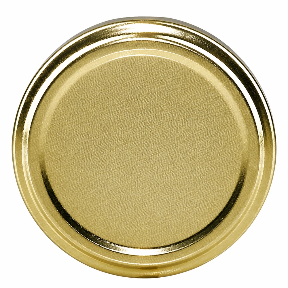 66mm BasicSeal Deckel gold (TO66) UNiTWIST Runder goldener Metalldeckel 66mm für Schraubgläser BasicSeal