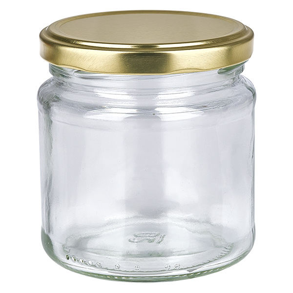 212ml Rundglas mit BasicSeal Deckel gold UNiTWIST 212ml Rundglas mit BasicSeal Deckel gold UNiTWIST