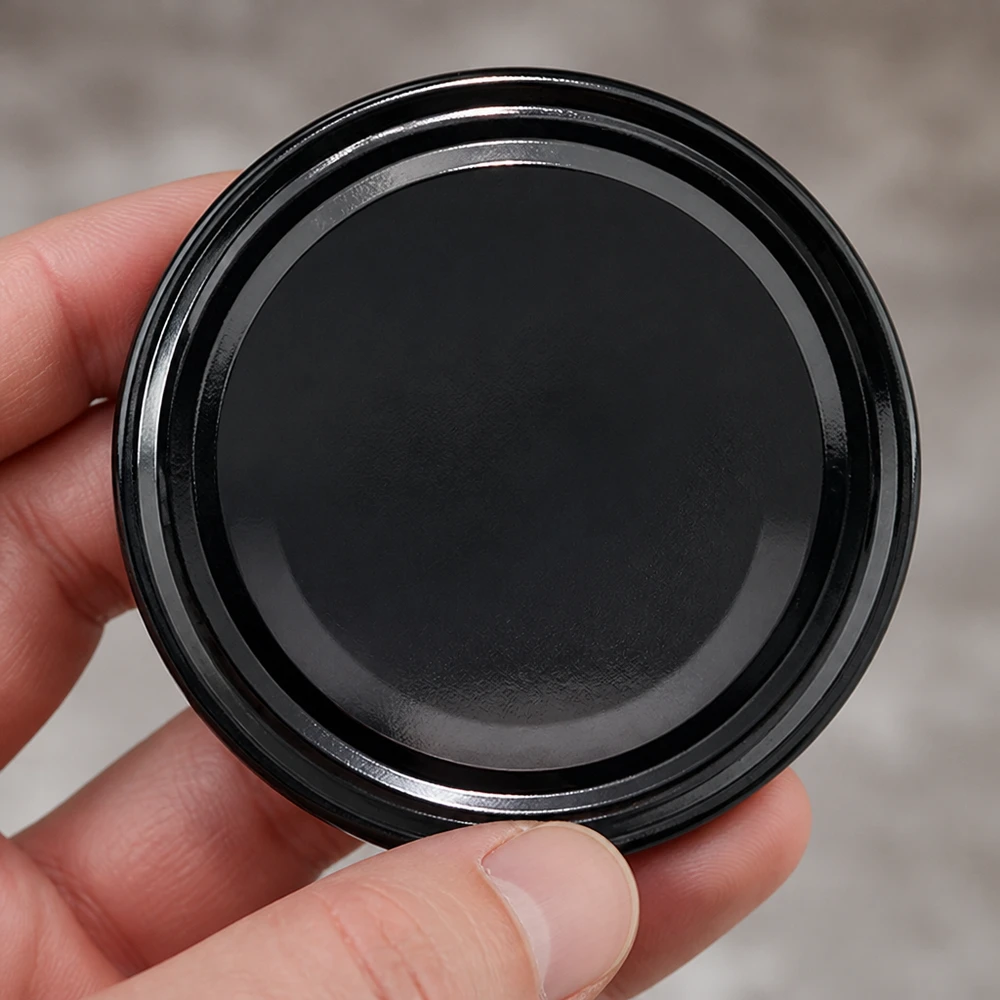 UNiTWIST TO82 schwarz, BioSeal, BPA-NI, UNiTWIST UNiTWIST TO82 BPA-NI Deckel schwarz matt glänzend Detailansicht Dichtungsrand BioSeal Technologie