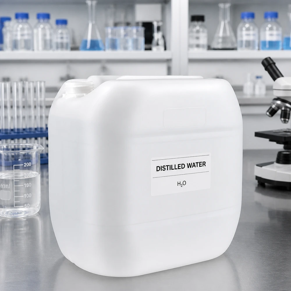 Kanister 30 Liter ohne Verschluss Leerer 30 Liter Kanister ohne Deckel aus hochwertigem Kunststoff für Laboranwendungen