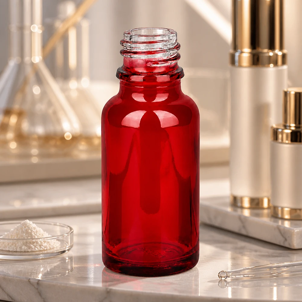 20ml Apothekenflasche RedLine UT18/20 UNiTWIST Kompakte 20ml RedLine Apothekenflasche UT18/20 UNiTWIST mit schmalem Hals für präzises Ausgießen