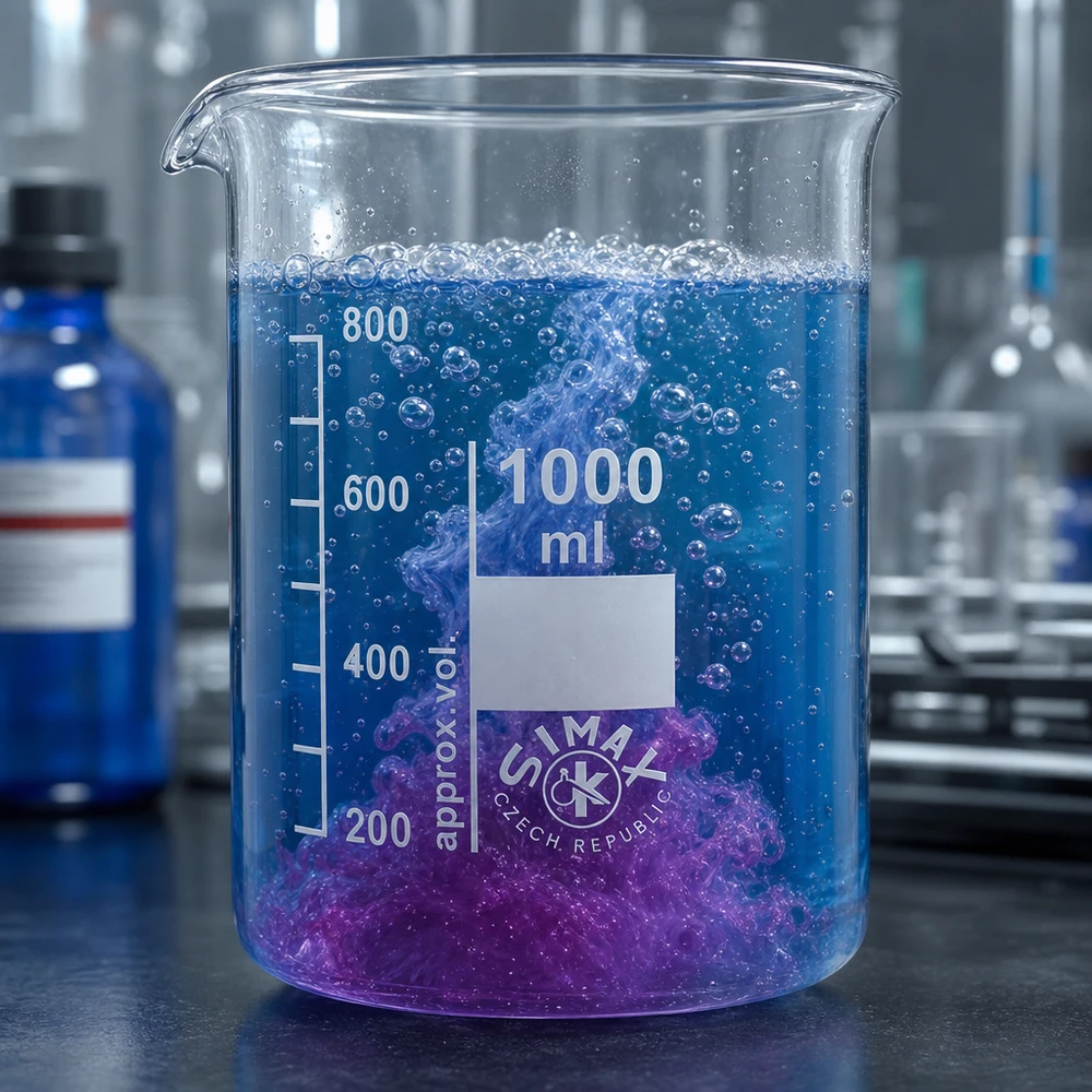 Becherglas 1000ml Borosilikatglas, niedrige Form Chemieresistentes Becherglas 1000ml aus Borosilikatglas für analytische Verfahren und Experimente