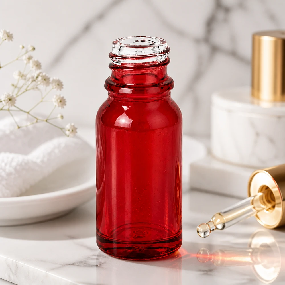 10ml Apothekenflasche RedLine UT18/10 UNiTWIST Professionelle 10ml RedLine Flasche UT18/10 für Labore und pharmazeutische Kleinmengen-Abfüllung
