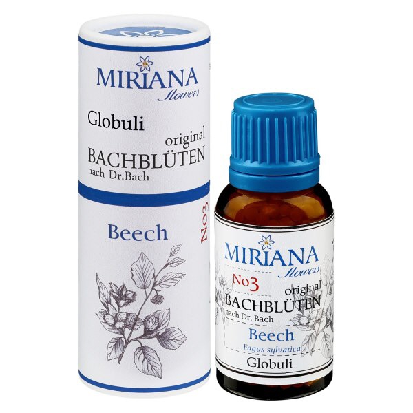 3 Beech, 20g Bach-Globuli, MirianaFlowers 3 Beech, 20g Bach-Globuli, MirianaFlowers