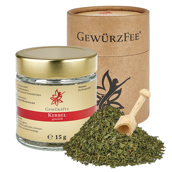 Kerbel gerebelt im Schraubglas Gewürzfee Kerbel gerebelt im Schraubglas Gewürzfee