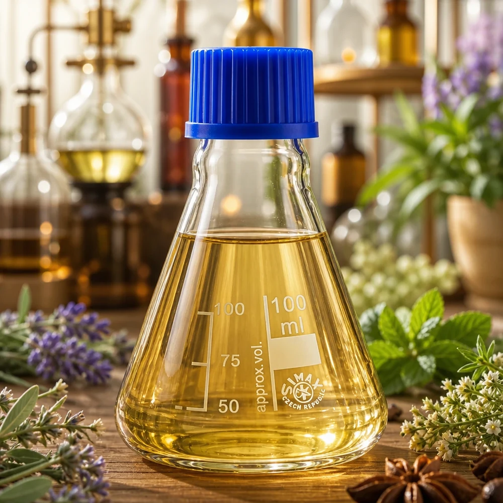 Wissenschaftlicher Erlenmeyerkolben 100ml mit ergonomischem Design und festem Schraubgewinde