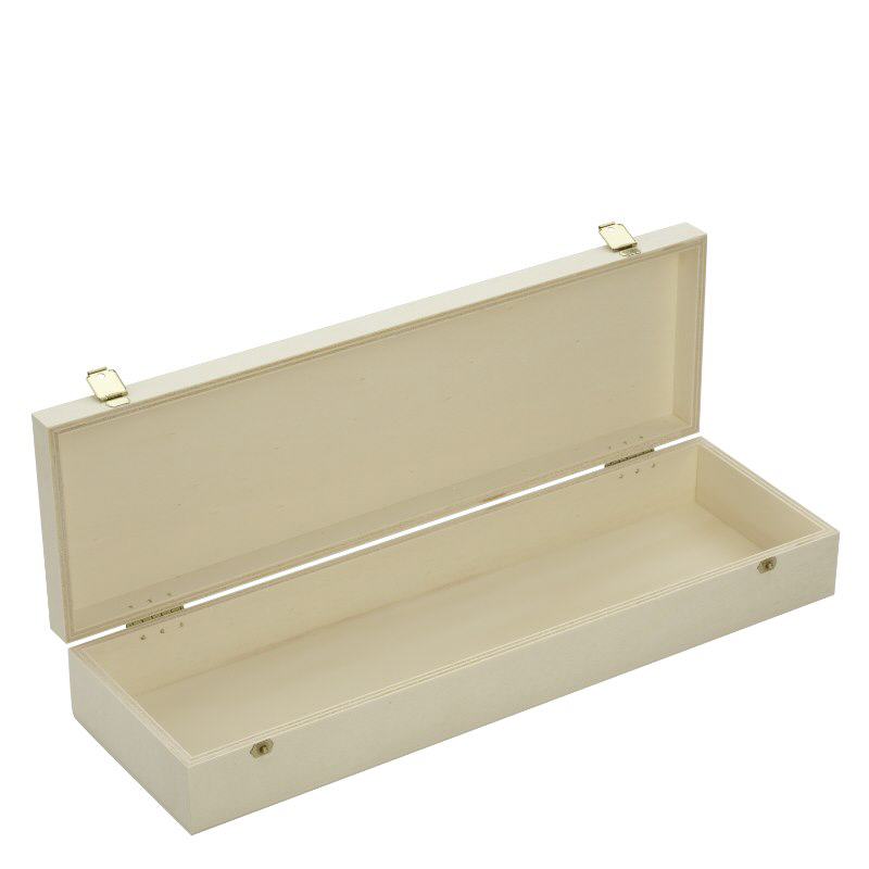 Holzbox mit Klappdeckel 36x11x5cm Holzbox mit Klappdeckel 36x11x5cm