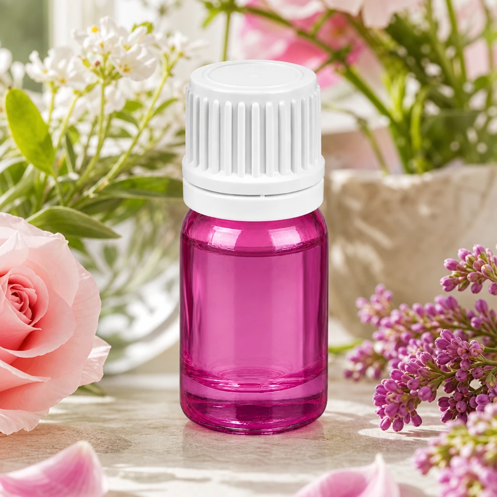 5ml Tropfflasche 0.7mm weiss Originalität Schraubverschlusserschluss PurpleLine UT18/5 Professionelle 5ml Tropfflasche für DIY Kosmetik und Seren mit präziser Tropftechnik