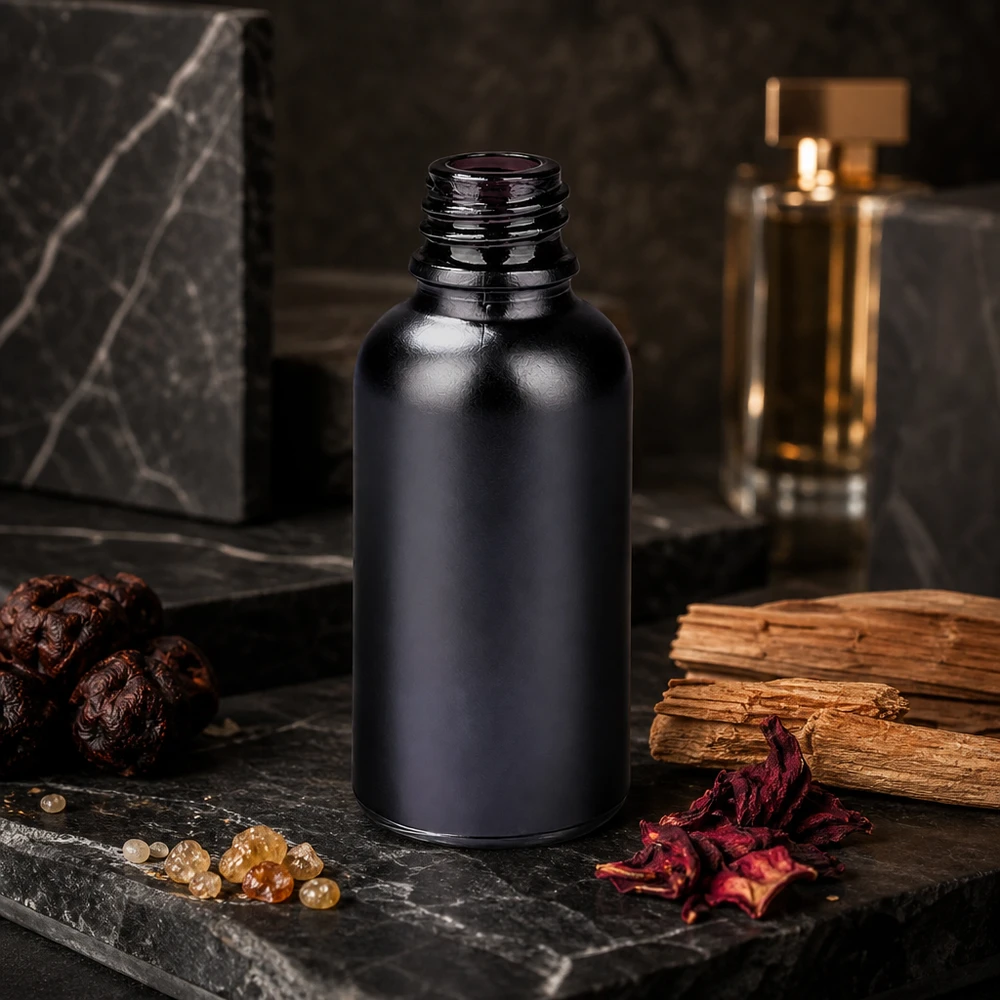 Kleine 30ml Medizinflasche BlackLine UT18/30 perfekt für Tropfen und flüssige Arzneimittel
