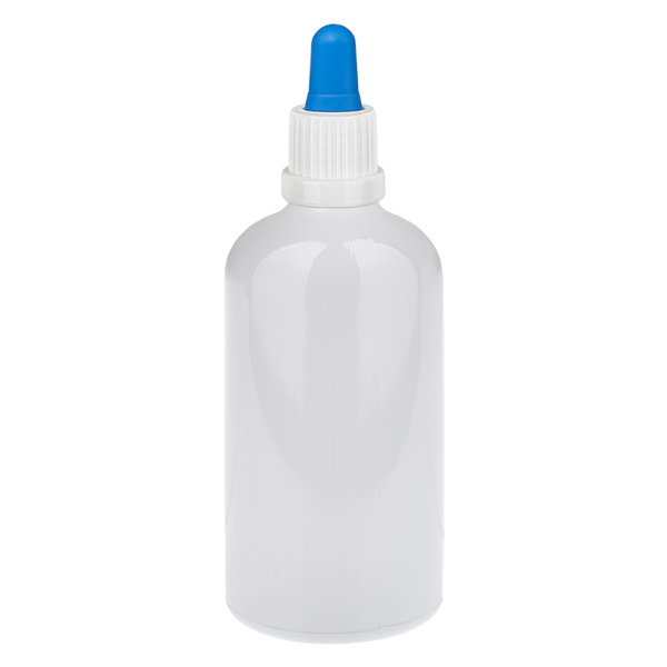 100ml Pipettenflasche weiß/blau Originalitätsverschluss WhiteLine UT18/100 100ml Pipettenflasche weiß/blau Originalitätsverschluss WhiteLine UT18/100