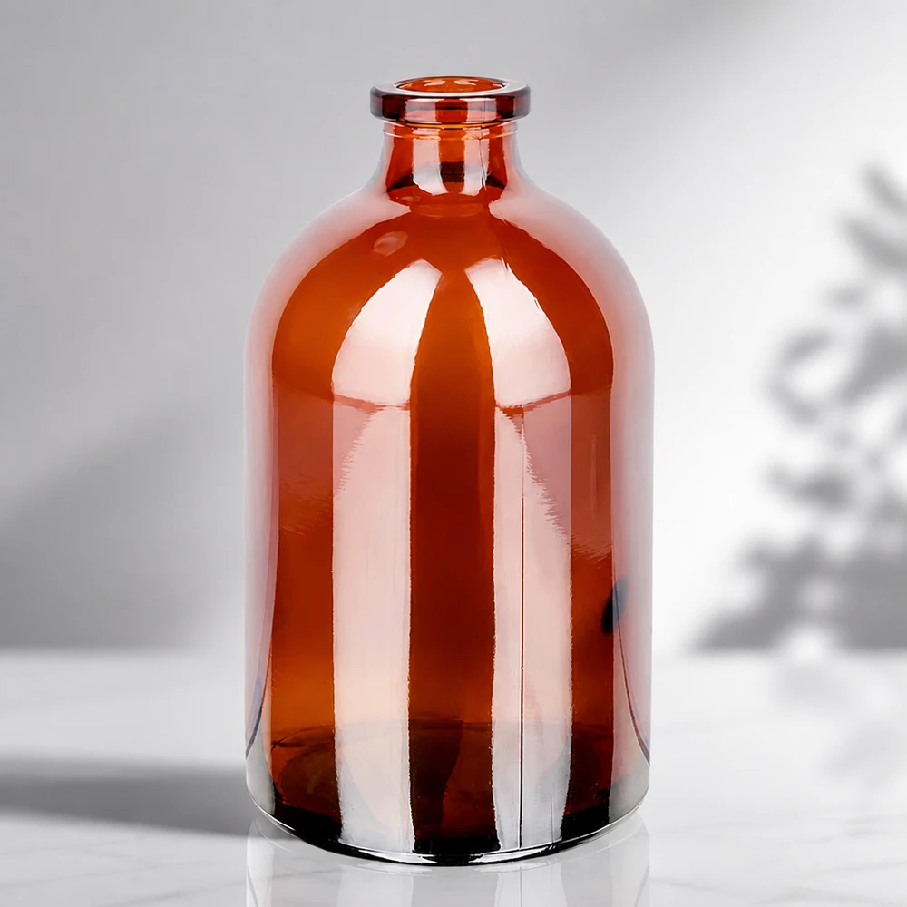 Medizinische Vorratsflasche 100ml Braunglas für lichtempfindliche Injektionslösungen