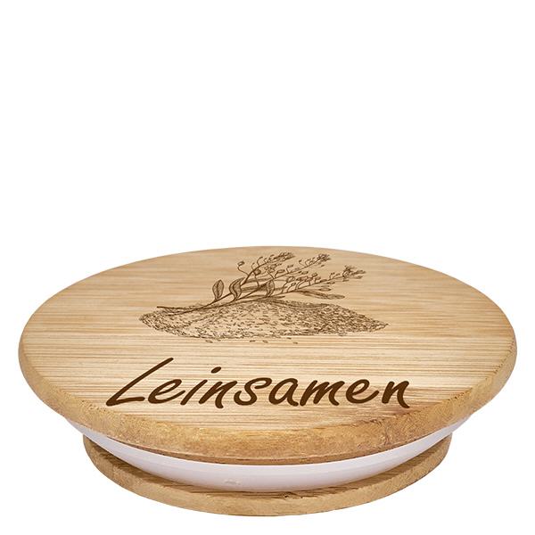 Holzdeckel "Leinsamen" für WECK RR100
