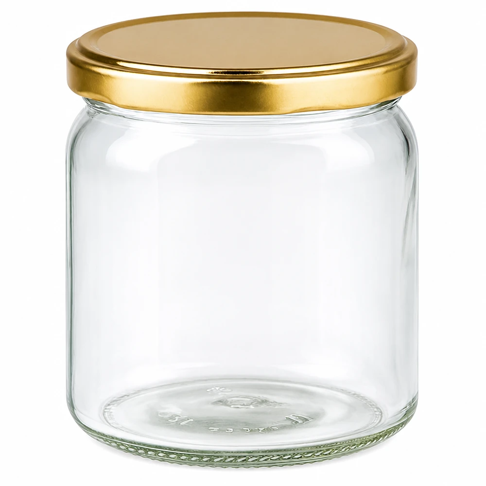 408ml Rundglas mit BasicSeal Deckel gold UNiTWIST 408ml Rundglas mit BasicSeal Deckel gold UNiTWIST
