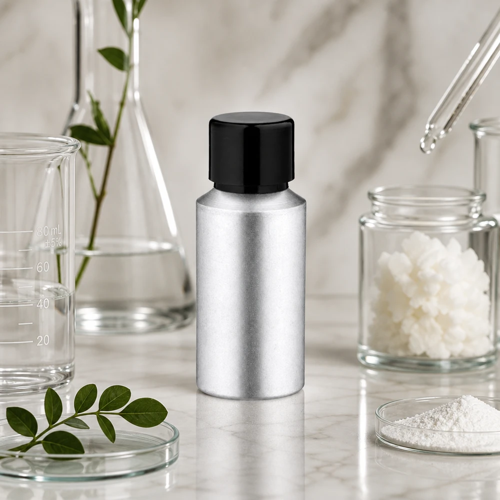 30ml gebeizte Aluflasche mit Schraubkappe Hochwertige gebeizte Aluminiumflasche 30ml mit matter Oberfläche für professionelle Nutzung