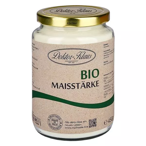 Maisstärke Bio 450g Doktor-Klaus noWaste Maisstärke Bio 450g Doktor-Klaus noWaste