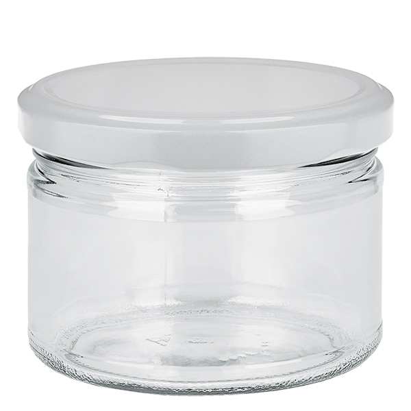 540ml Rundglas mit BasicSeal Deckel weiß UNiTWIST