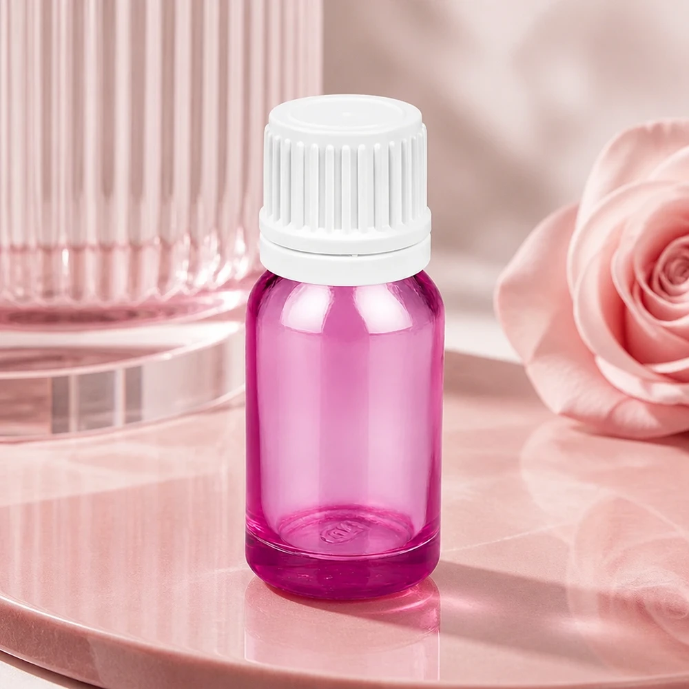 10ml Tropfflasche 0.7mm weiss Originalität Schraubverschlusserschluss PurpleLine UT18/10 Transparente violette Tropfflasche 10ml mit sicherem weißen Schraubdeckel UT18/10
