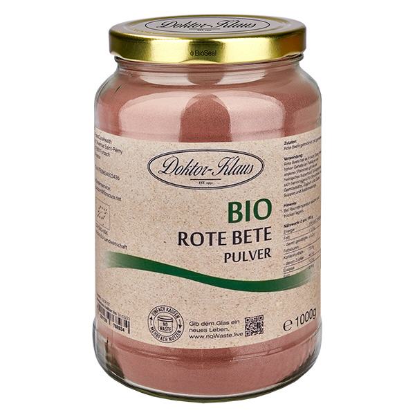 Rote Bete Pulver Bio 1000g Doktor-Klaus noWaste