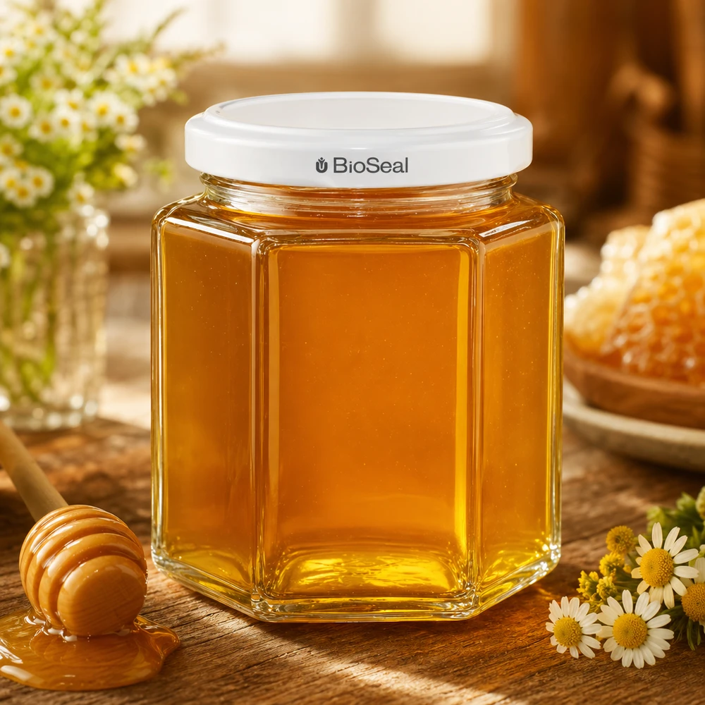 196ml Hexaglas mit BioSeal Deckel weiß UNiTWIST 196ml Hexaglas mit BioSeal Deckel weiß UNiTWIST