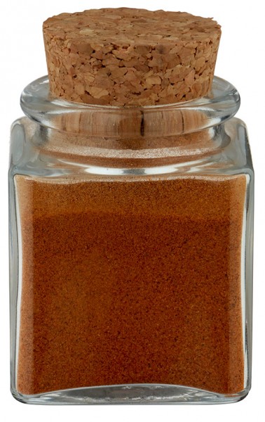 Gewürzglas Idee: Quadratus 40ml klar inklusive Korken