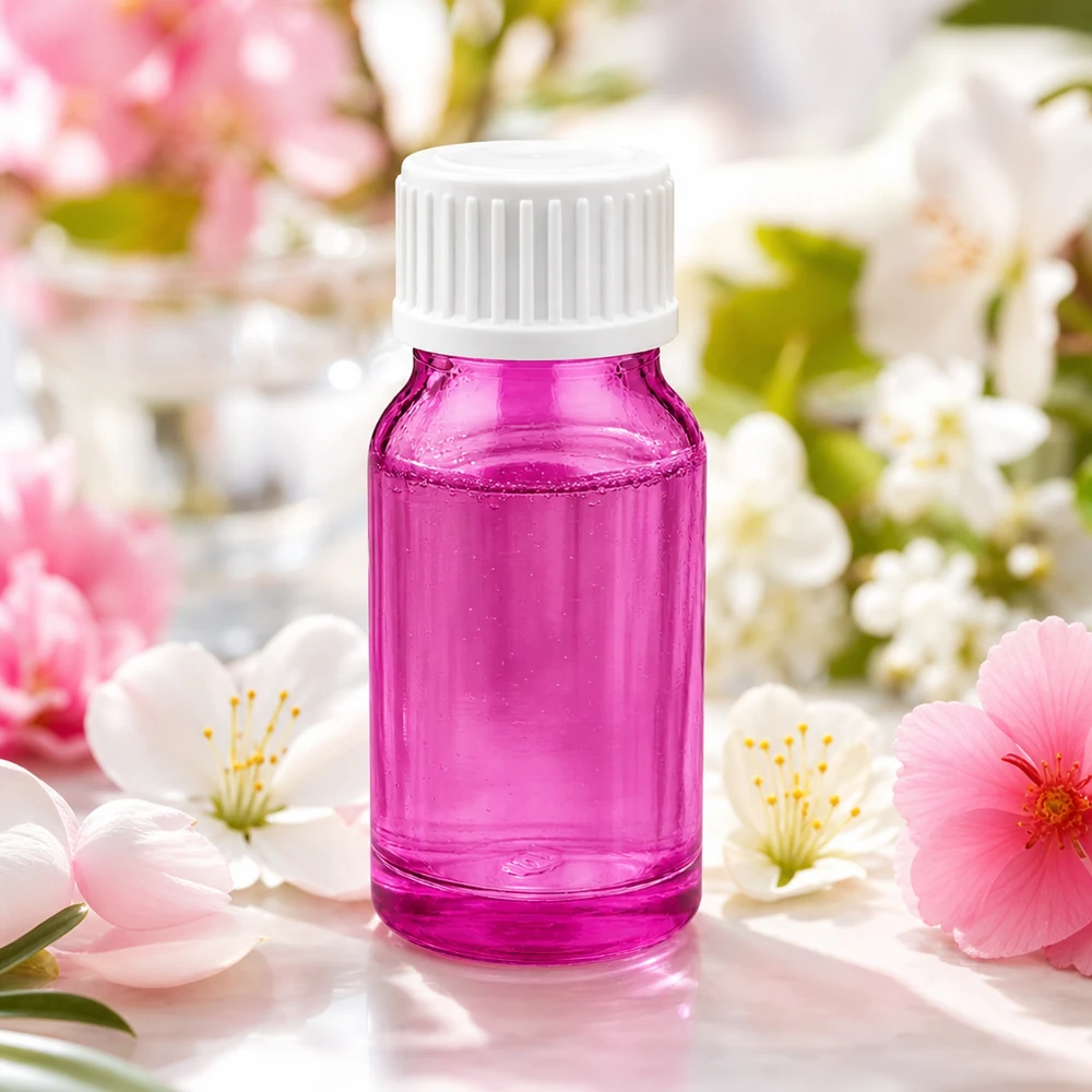 10ml Tropfflasche 0.9mm weiss Standard PurpleLine. UT18/10 Apothekerflasche 10ml violett mit kindersicherem Verschluss für sichere Aufbewahrung
