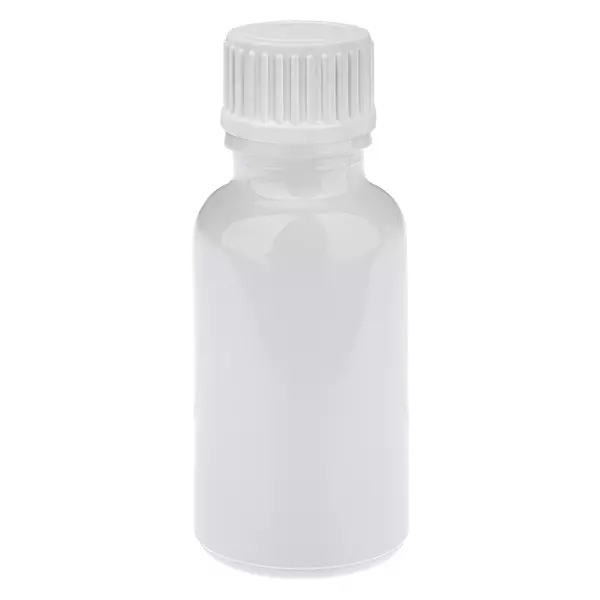 20ml Globuliflasche 3mm Giessring weiß Standardverschluss WhiteLine UT18/20 20ml Globuliflasche 3mm Giessring weiß Standardverschluss WhiteLine UT18/20