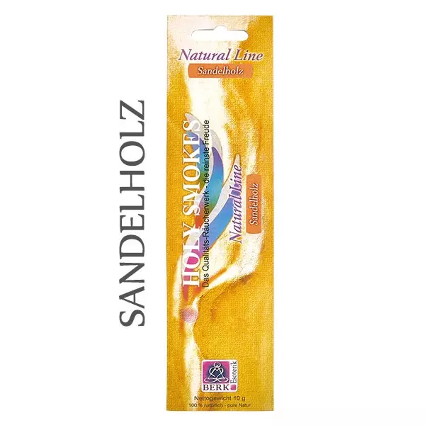 Sandelholz Räucherstäbchen 8 Stück Natural Line Sandelholz Räucherstäbchen 8 Stück Natural Line