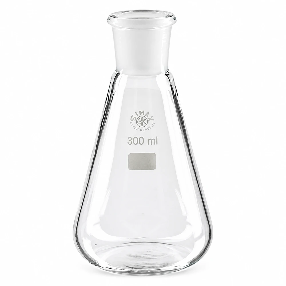 Erlenmeyerkolben 300ml mit Normschliff (29/32) Konischer Erlenmeyerkolben 300ml ideal zum Mischen und Erhitzen von Lösungen