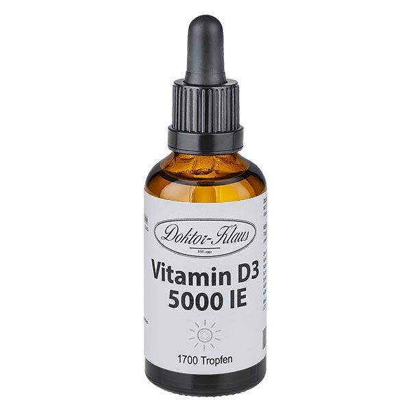 Vitamin D3 Tropfen (1000 I.E.) 50ml Doktor-Klaus Vitamin D3 Tropfen (1000 I.E.) 50ml Doktor-Klaus