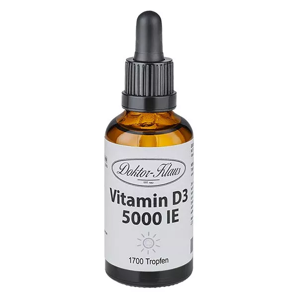 Vitamin D3 Tropfen (1000 I.E.) 50ml Doktor-Klaus Vitamin D3 Tropfen (1000 I.E.) 50ml Doktor-Klaus