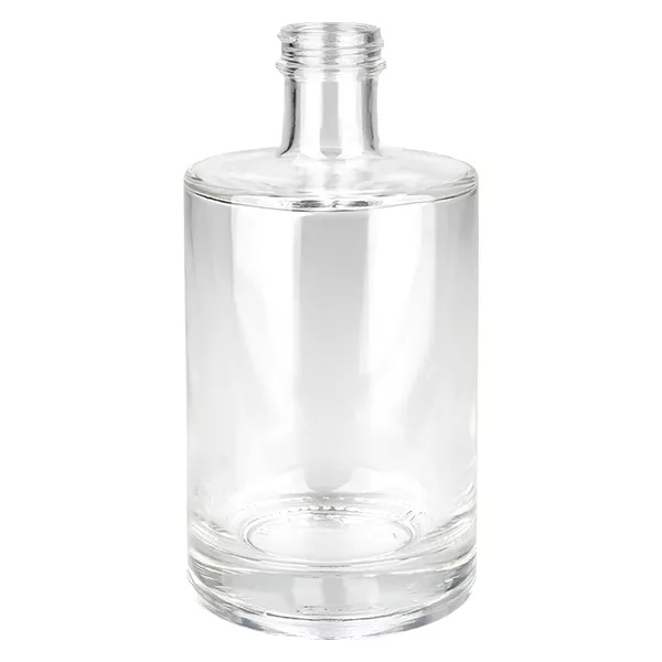 500ml Glasflasche "Sam" ohne Schraubverschluss UNiTWIST 500ml Glasflasche Sam transparent ohne Schraubverschluss UNiTWIST Gewindehals leer Produktfoto