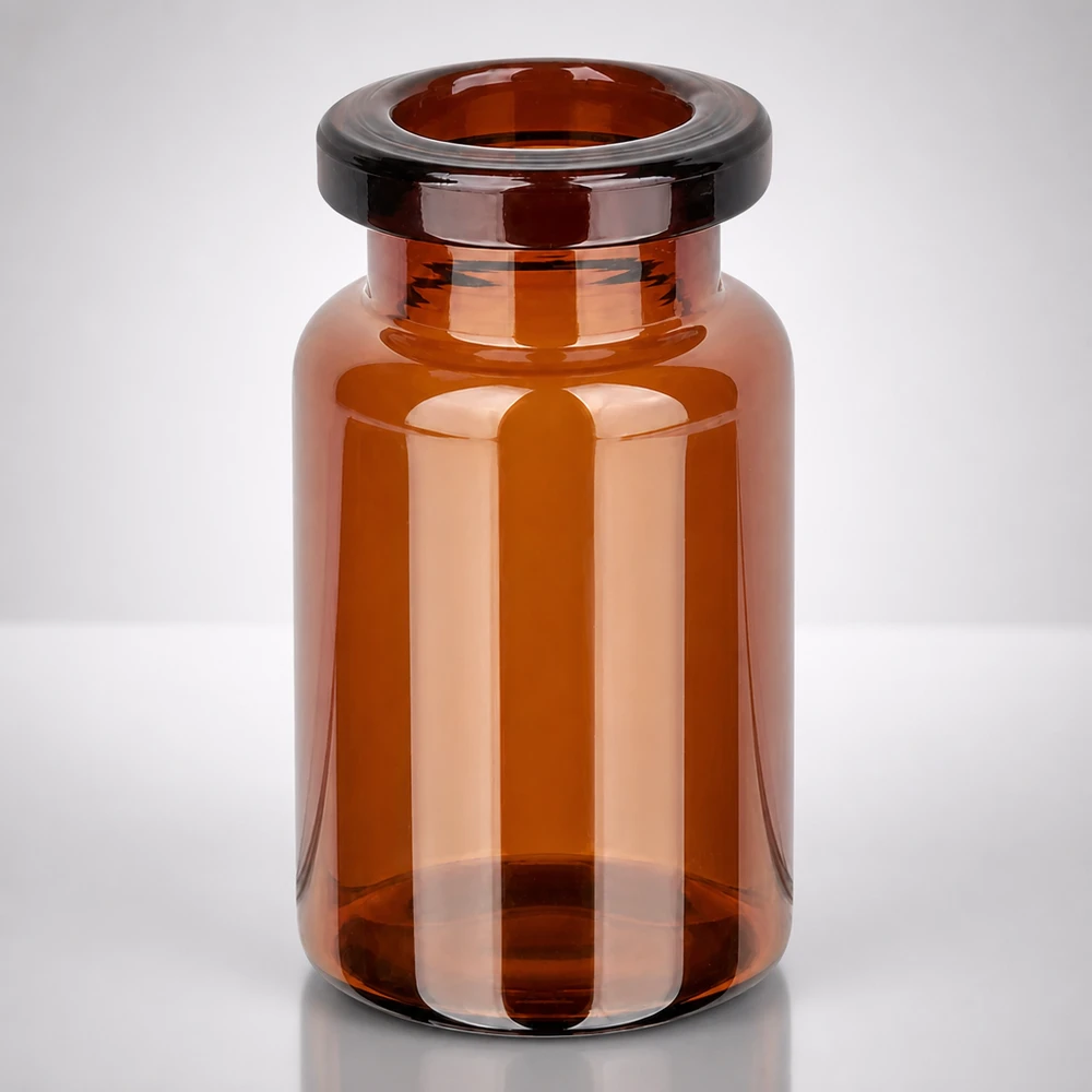 Injektionsflasche Braunglas 5ml Kleine Injektionsflasche aus dunkelbraunem Glas 5ml für Ampullenpräparate geeignet