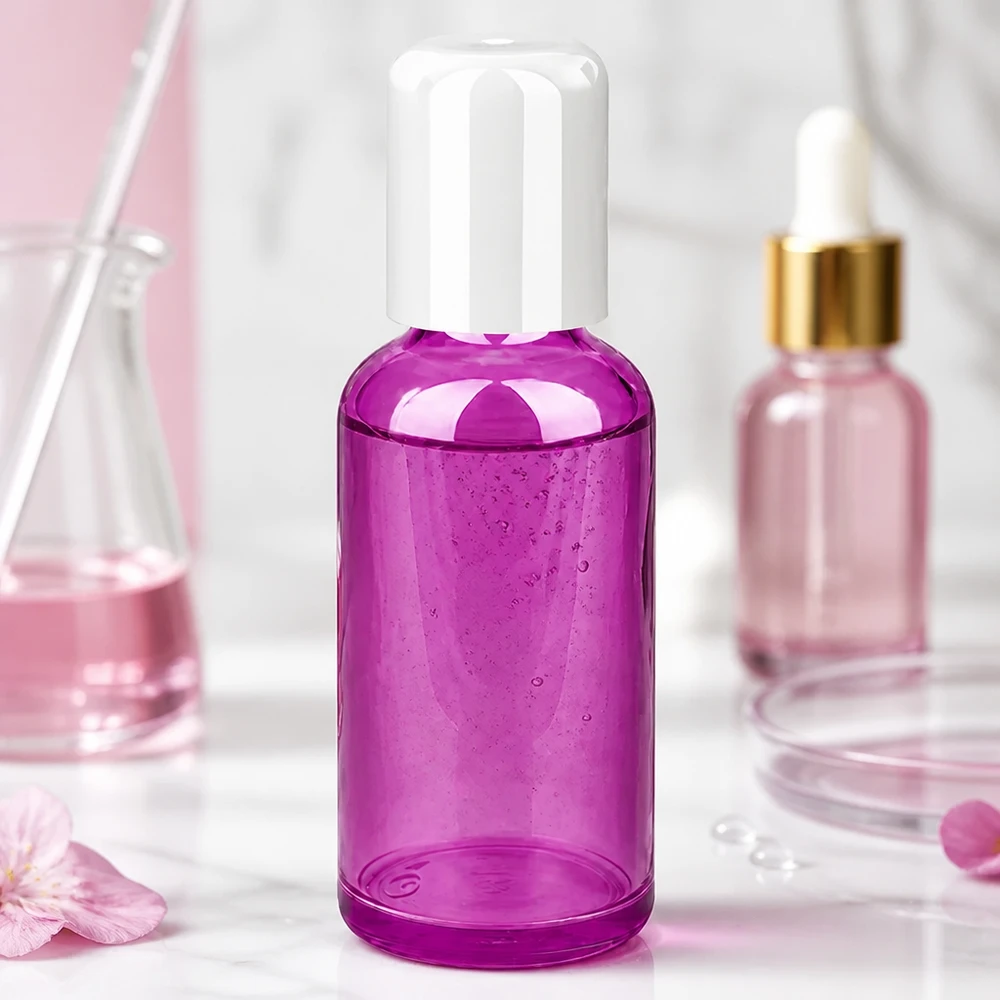50ml Roll-On Flasche weiss Standard PurpleLine UT18/50 50ml Roll-On Flasche in trendigem Purple Design ideal für Beauty-Produkte und Hautpflege