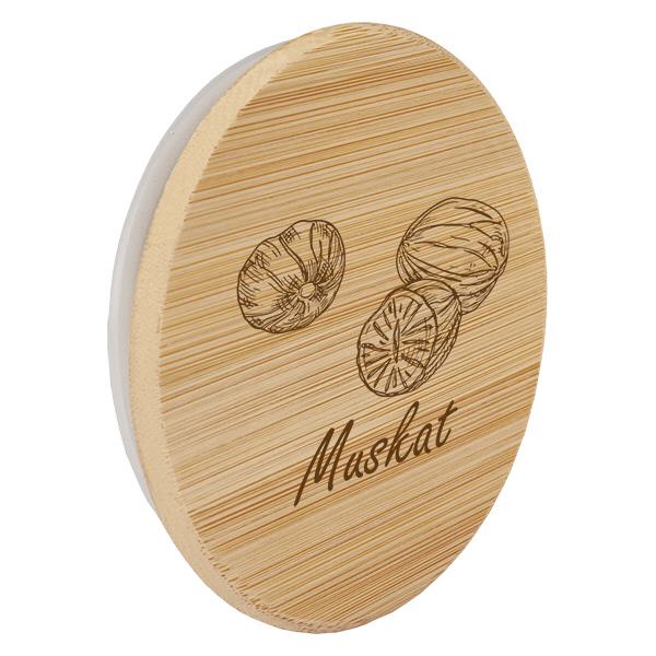Holzdeckel "Muskat" für WECK RR60