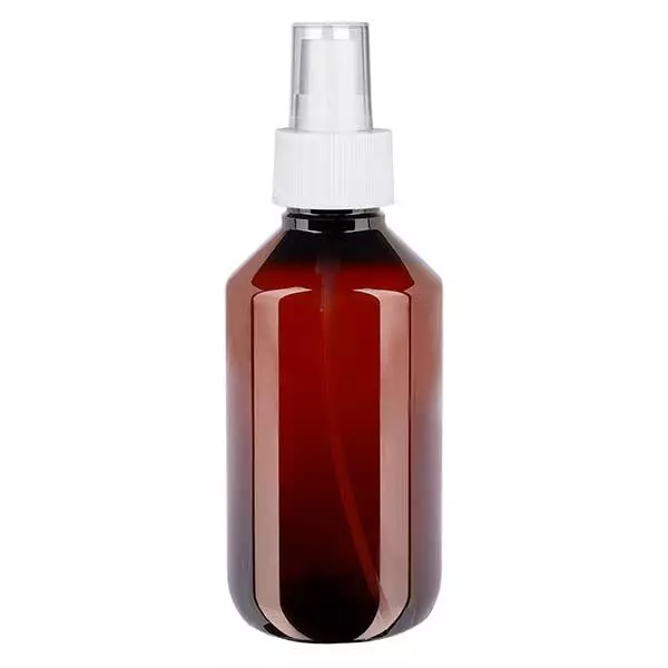 PET Flasche 200ml mit mit Zerstäuber weiß PET Flasche 200ml mit mit Zerstäuber weiß