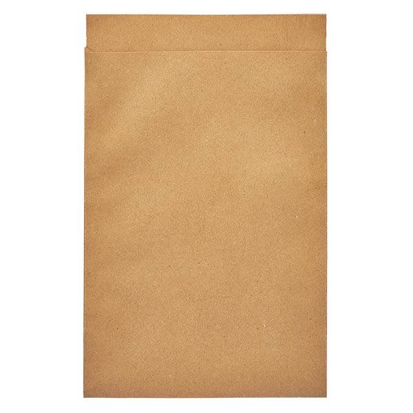 Flachbeutel braun (100er Pack) 105x150mm/50 g/m²