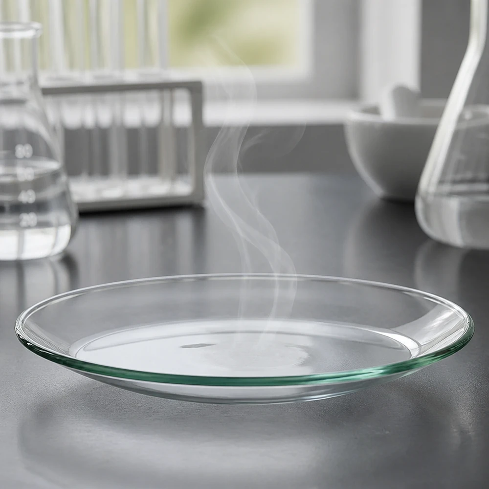 Uhrglasschale ø60 mm Präzisions-Glasschale 60mm mit glattem Rand für sauberes Arbeiten in der Analytik