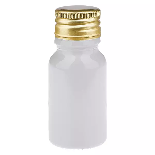 10ml Flasche 11mm Schraubverschluss Alu-Gold Standard WhiteLine UT18/10 10ml Flasche 11mm Schraubverschluss Alu-Gold Standard WhiteLine UT18/10
