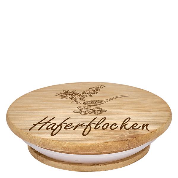 Holzdeckel "Haferflocken" für WECK RR100
