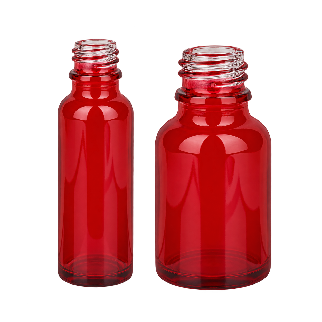 Rotes Glas