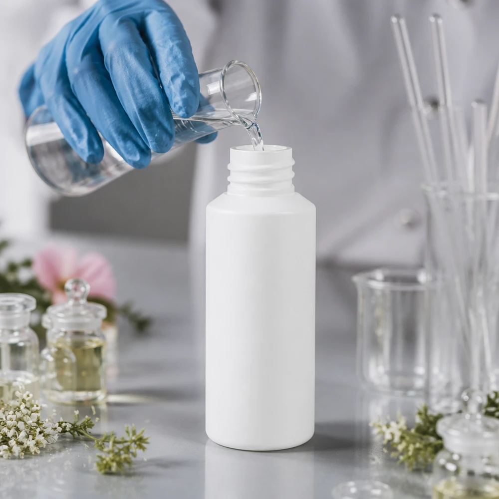 Apothekenflasche aus lebensmittelechtem HDPE 30ml weiß für ätherische Öle und Tinkturen