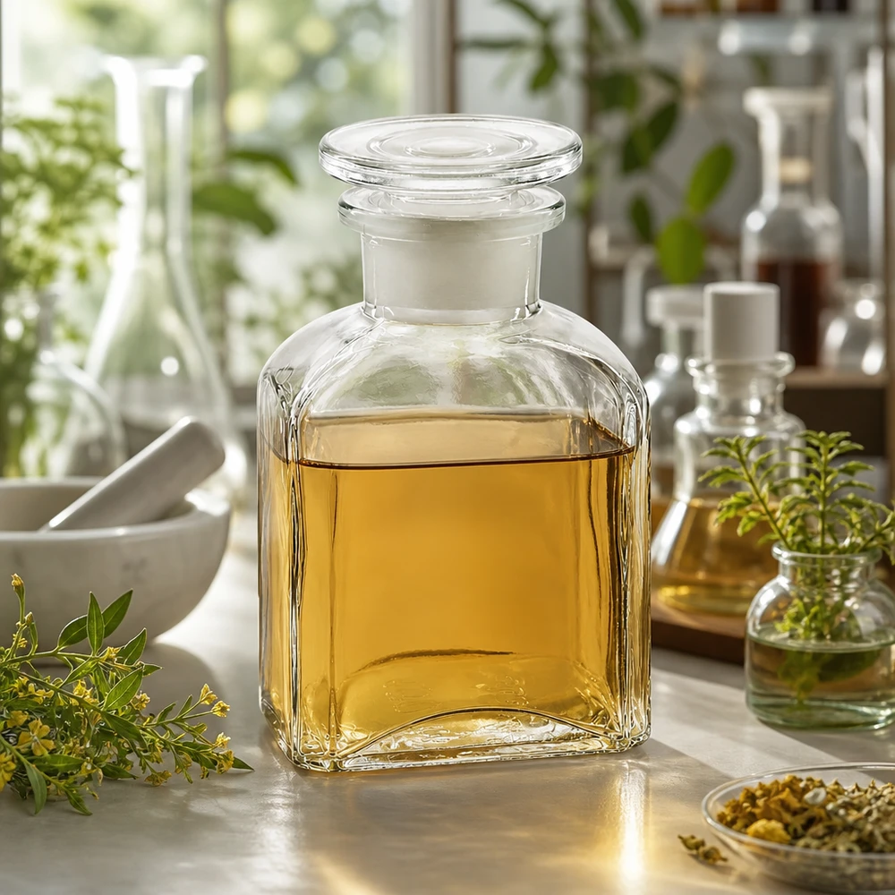 Vierkantflasche 150ml klar Weithals Glasstopfen Kleine Glasflasche 150ml mit breiter Öffnung und Glasstopfen für Aromatherapie
