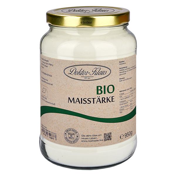 Maisstärke Bio 950g Doktor-Klaus noWaste Maisstärke Bio 950g Doktor-Klaus noWaste