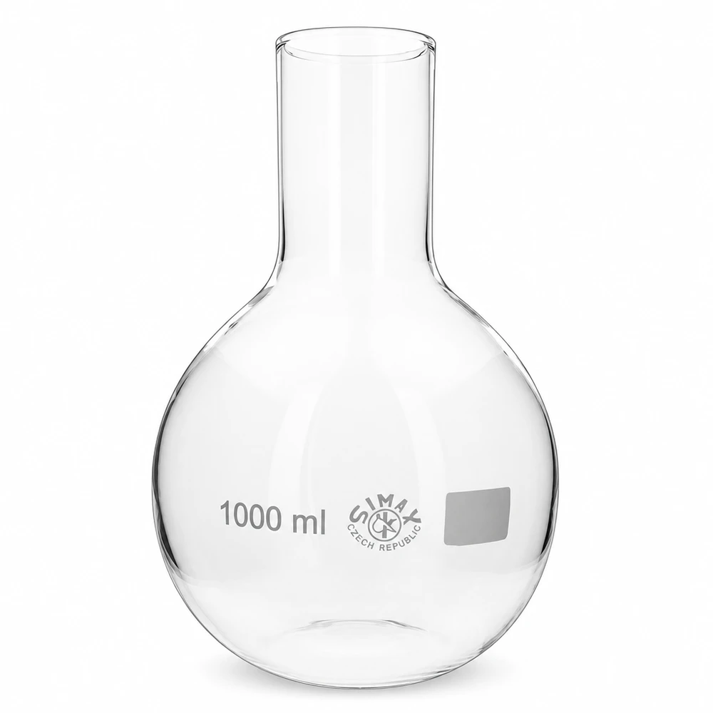 Stehkolben 1000ml Weithals Stehkolben 1000ml für chemische Synthesen und Destillationsverfahren im Labor