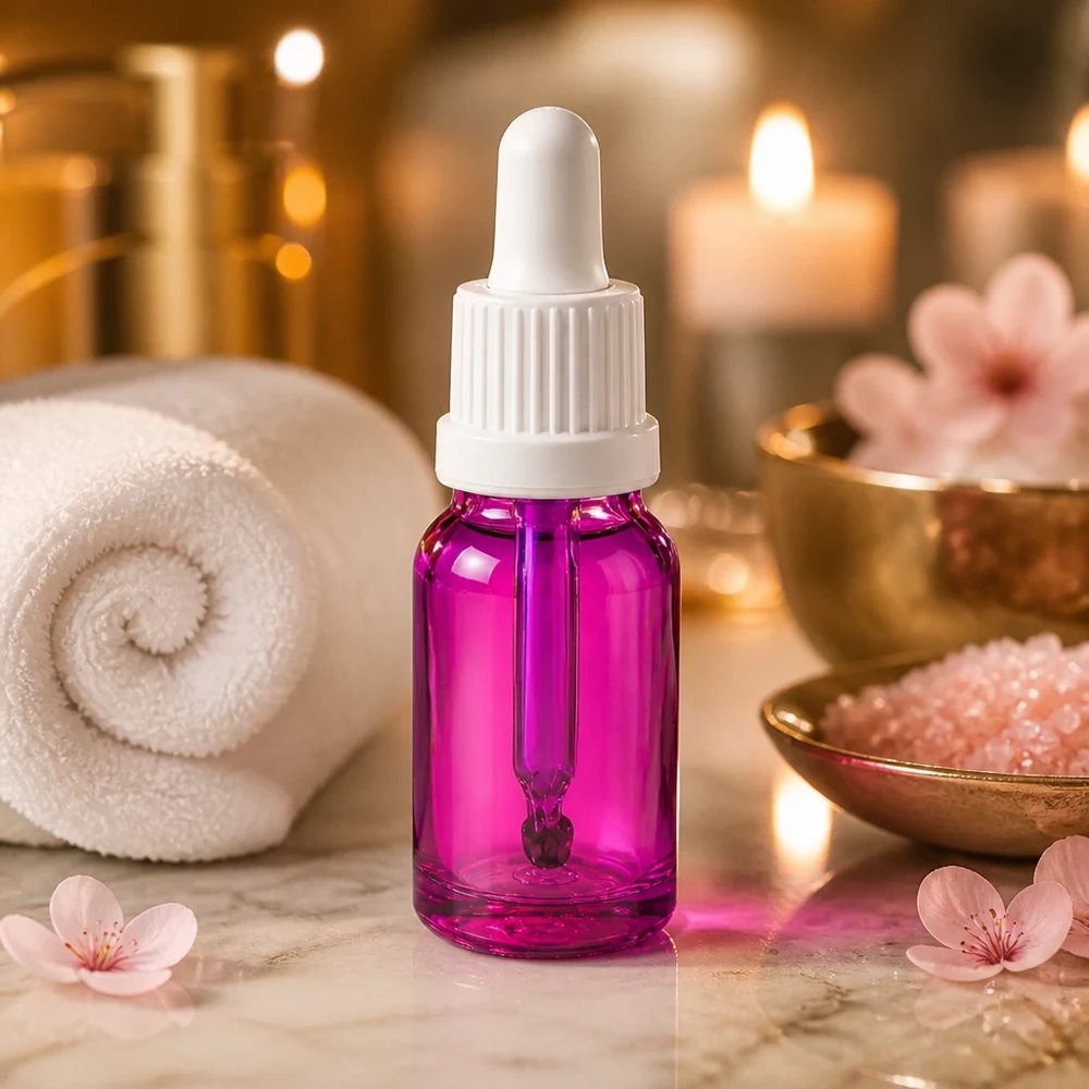 10ml Pipettenflasche weiss Originalität Schraubverschlusserschluss PurpleLine UT18/10 Praktische 10ml Flasche in Violett mit Tropfaufsatz OV PurpleLine UT18/10